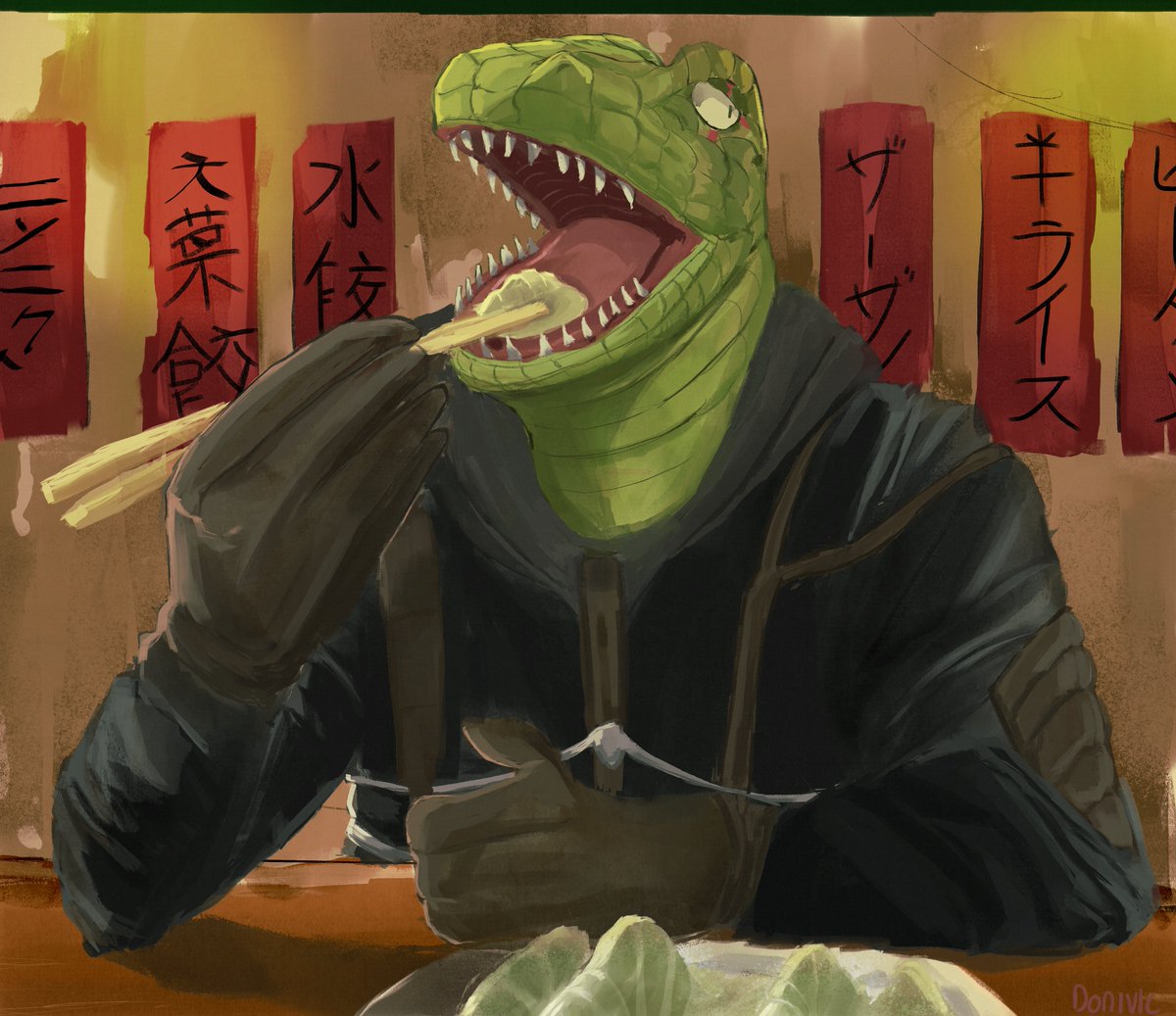 Donivic_Don's tweet photo. Gyoza 😋

#dorohedoro #Furryart #kaimandorohedoro https://t.co/LrbeipVI4U