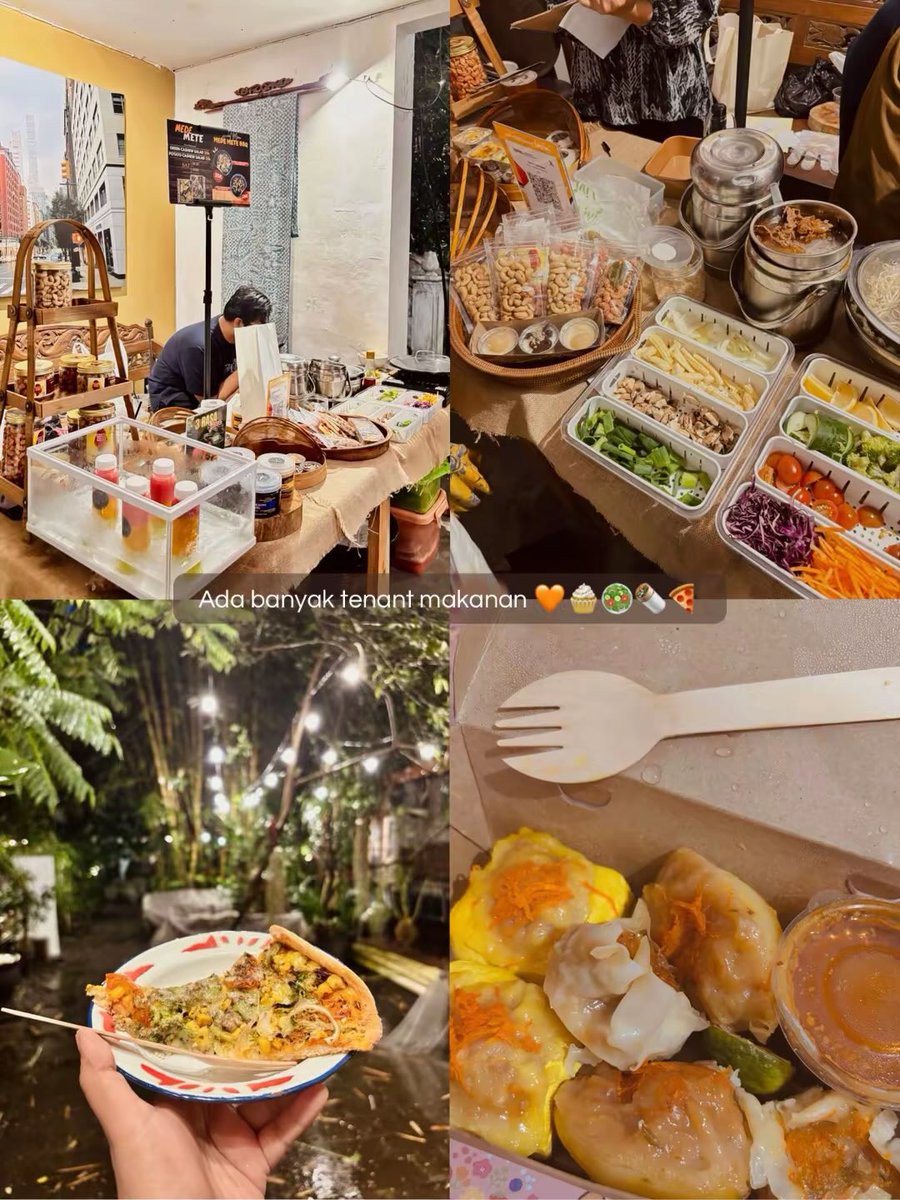 Sabtu sore, selepas hujan di Pasar Mustokoweni bulan lalu✨ 

#explorejogja Local Artisan Market🌸