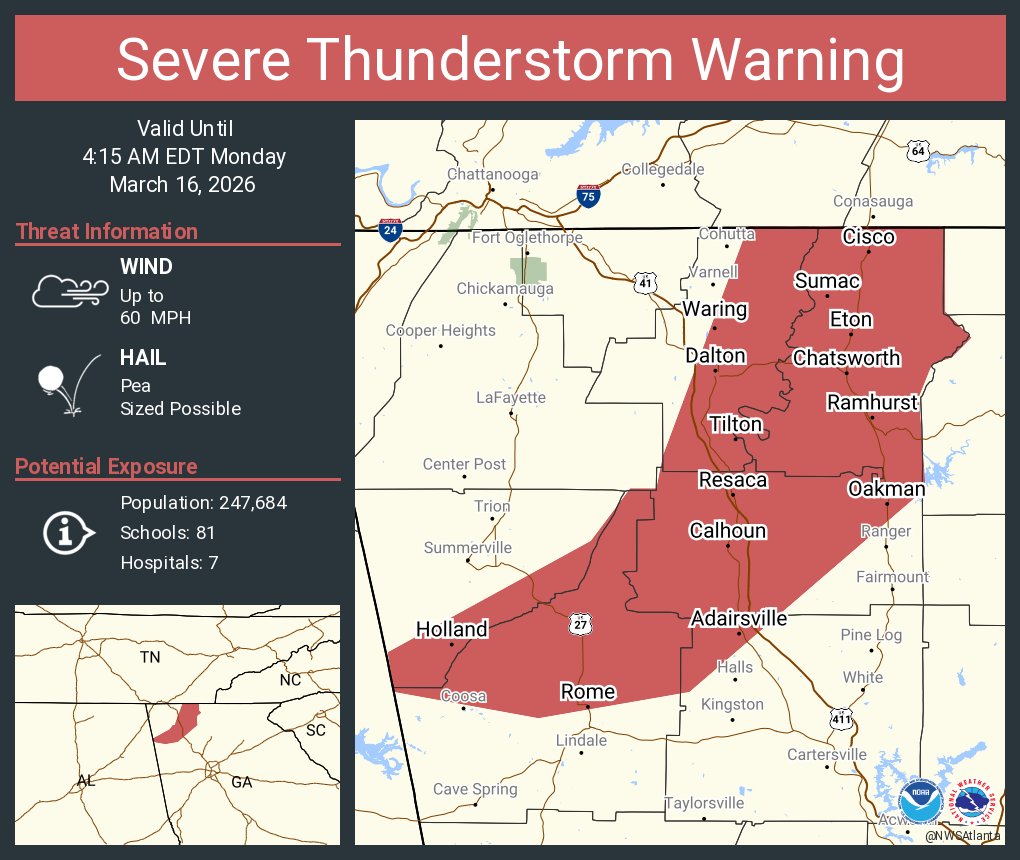 NWS Atlanta tweet media