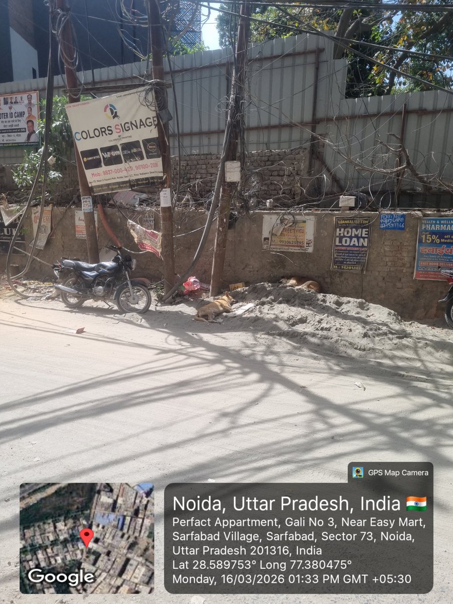 avinashyadav00's tweet photo. @CeoNoida streets of sarfabad, sector-73, near A sqaure mall gali no-3 are encroched by builders and they have putted sand on the road from many days. The situation here is very dirty.
Please look into this! https://t.co/AMQC8UNRKu