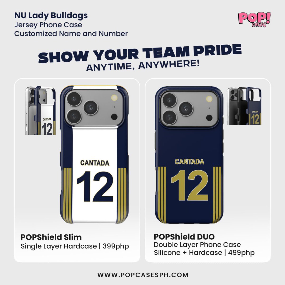 _PopCasesPH's tweet photo. NU Lady Bulldogs inspired customized jersey phone case now available!!

✅ Cash On Delivery
✅ iOS and Android Devices
✅ Nationwide Shipping
✅ Now accepting Pre-Orders 

Order now: https://t.co/tEV3e7fvbz 

#UAAPSeason88 https://t.co/tKZpDcIDes