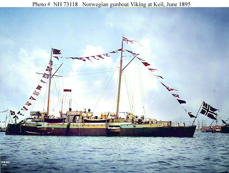 NavalEncyclope1's tweet photo. HNoMS Viking, built in Horten, 1891, was the Norwegian navy's first protected cruiser, modernized in 1904-06, stricken in 1920 but later converted as an hospital ship in 1924... https://t.co/C7DUPprrGA #norwegiannavy #sjøforsvaret #protectedcruiser #gunboat https://t.co/Q7Rz8aWeEG