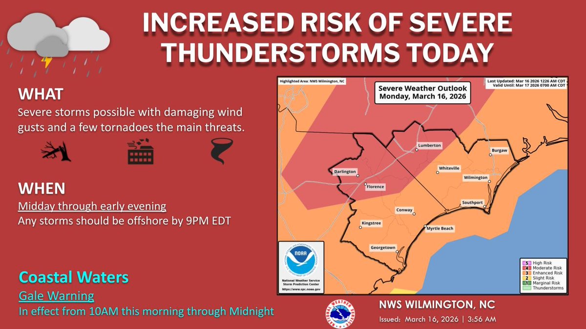NWS Wilmington, NC tweet media