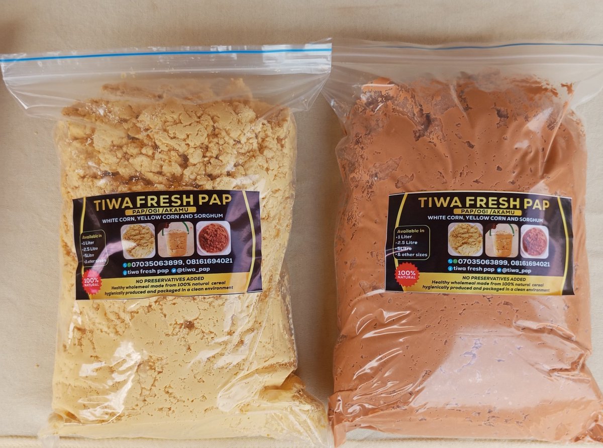 QUBRAH11's tweet image. 😩 Ever open your #PAP #OGI #AKAMU &amp;amp; the smell nearly made you rethink breakfast? That’s not pap… that’s a 🚩 warning sign
With @tiwa_pap, freshness speaks before you even taste it ✨

✅ Smooth
✅ Clean
✅ Naturally fermented
✅ No funny smell

How do you like it?
🥛 Plain
💨