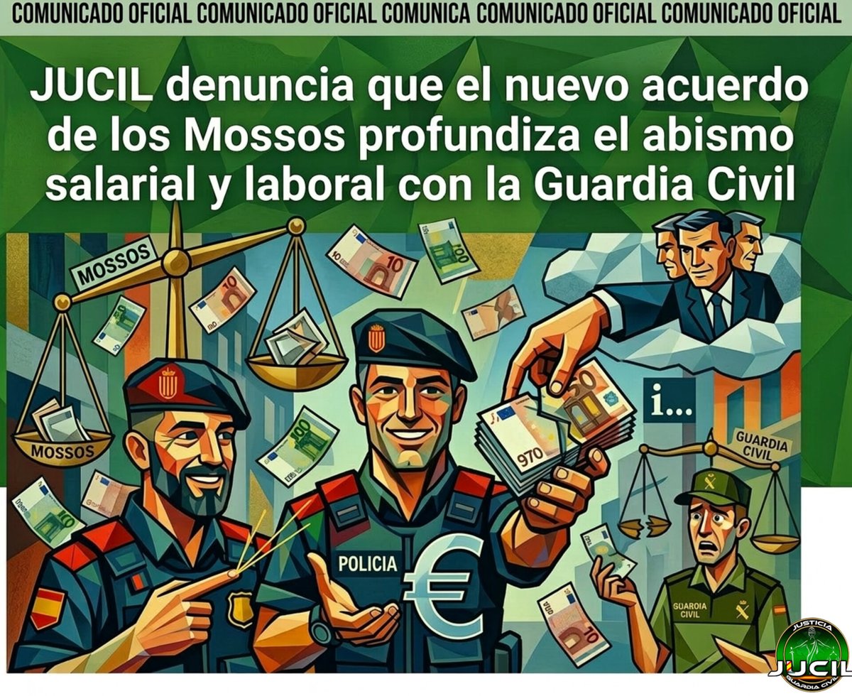 🇪🇸 EL HONOR NO SE NEGOCIA, LA DIGNIDAD NO SE VENDE.

👉 ​Hay silencios que gritan y traiciones que desangran.

✍️ Mientras el Gobierno firma acuerdos que levantan muros de desigualdad, los guardias civiles contemplan cómo su entrega se paga con discriminación.

​¿Vale menos la