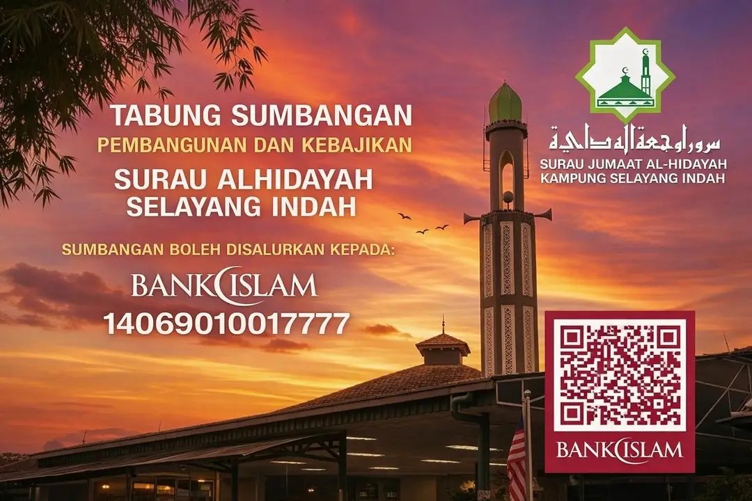 MYJiwoongNabi's tweet photo. Ramadhan with Rose 🌹#26
Today’s QR code is for:
📍 Surau Al-Hidayah
📌 Selayang Indah, Selayang
Give as if it’s your last Ramadhan 🤲🤍
#RamadhanwithRose #RamadhanKareem https://t.co/gfYfwU2fmA