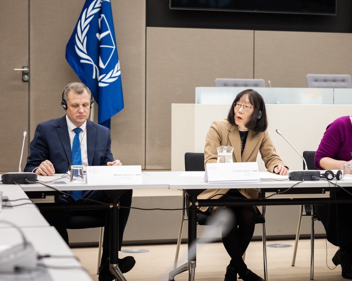 IntlCrimCourt's tweet image. #AccessToJustice: During a visit to the #ICC, 13 justice ambassadors from #CentralAfricanRepublic met w/ ICC President Judge Tomoko Akane, Second Vice-President Judge Reine Alapini-Gansou, Registrar Osvaldo ZavalaGiler, Deputy Prosecutor Mame Mandiaye Niang, (...)
