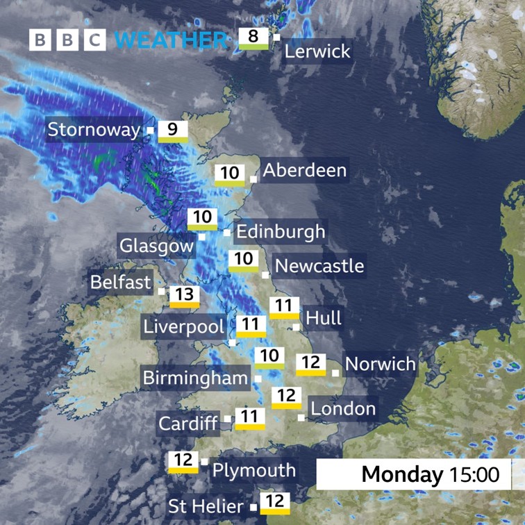 BBC Weather tweet media