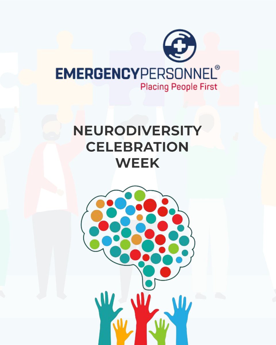 EmergencyPLTD's tweet photo. Celebrate neurodiversity this week! Let’s break barriers and create inclusive spaces for all. 🌈 #Neurodiversity #Inclusion #StrengthInDiversity https://t.co/2bM7ccK5fT