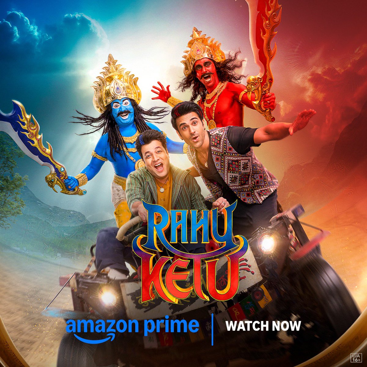 varunsharma90's tweet photo. Ek kahani, sadiyo purani. Kahani ke do kirdaar, aadhe rakshas, aadhe devata samajhdaar. 

Dekhiye #RahuKetu ki kahani, on @PrimeVideoIN

@PulkitSamrat #ShaliniPandey @vipulhappy @ZeeStudios_ @BliveProd #UmeshKrBansal @isinghsuraj @Varshakukreja15 @priyankvjain @girishjohar #AmeetBhuvan #PiyushMishra #ManuRishiChadha #ChunkyPanday #AmitSial #SumitGulati @therajakumari @abhinavsblive #AbhiDutt #TarshSrivastava #SargamVaish #ManojSoni #UdaiPrakashSingh @JiaMallika @Manansagar5 @mkblivemusic #WhiteAppleStudios #AntiCasting