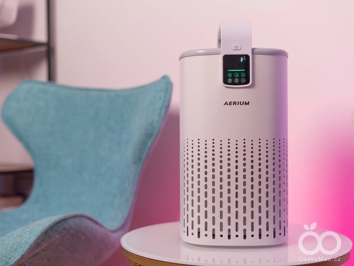 Testoval jsem čističku vzduchu Aerium PureSteel Q3 HEPA WiFi.

✔ HEPA filtrace s účinností 99,95 %
✔ výkon až 260 m³/h
✔ mobilní aplikace a automatické režimy

Ideální řešení hlavně pro ložnici, pracovnu nebo dětský pokoj.
📺Videorecenze: ceskymac.cz/pokud-mate-dom…