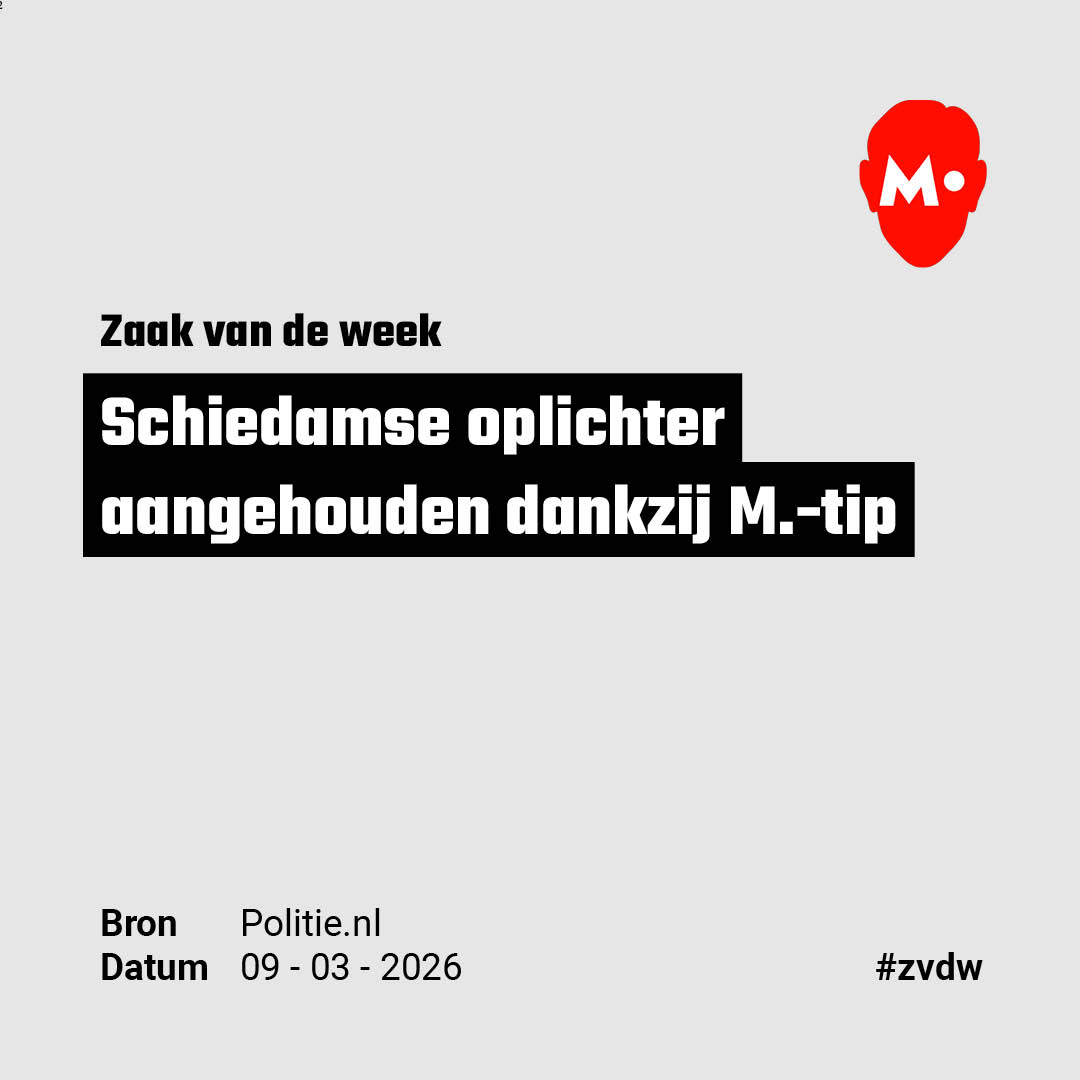 Meld Misdaad Anoniem tweet media