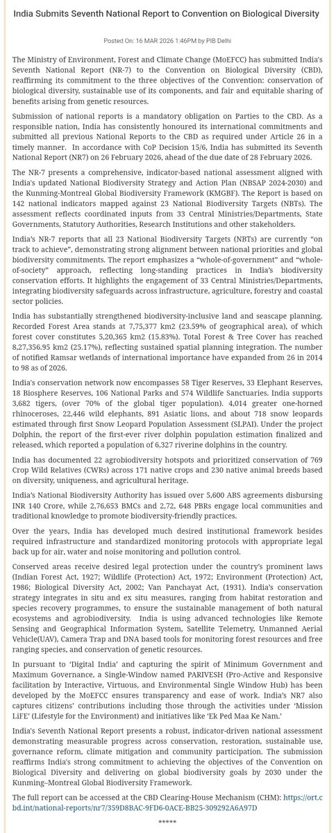 PIB | MoEFCC tweet media