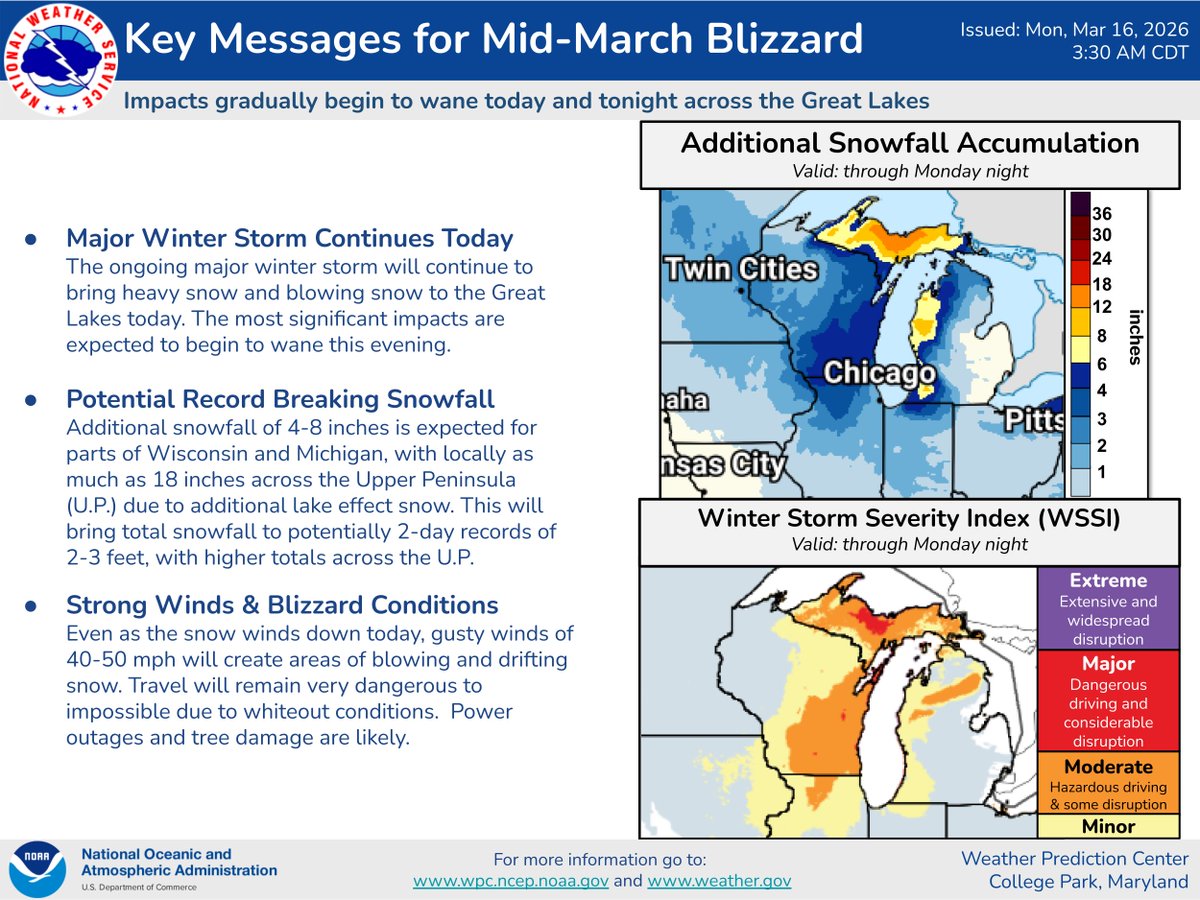 NWS Weather Prediction Center tweet media