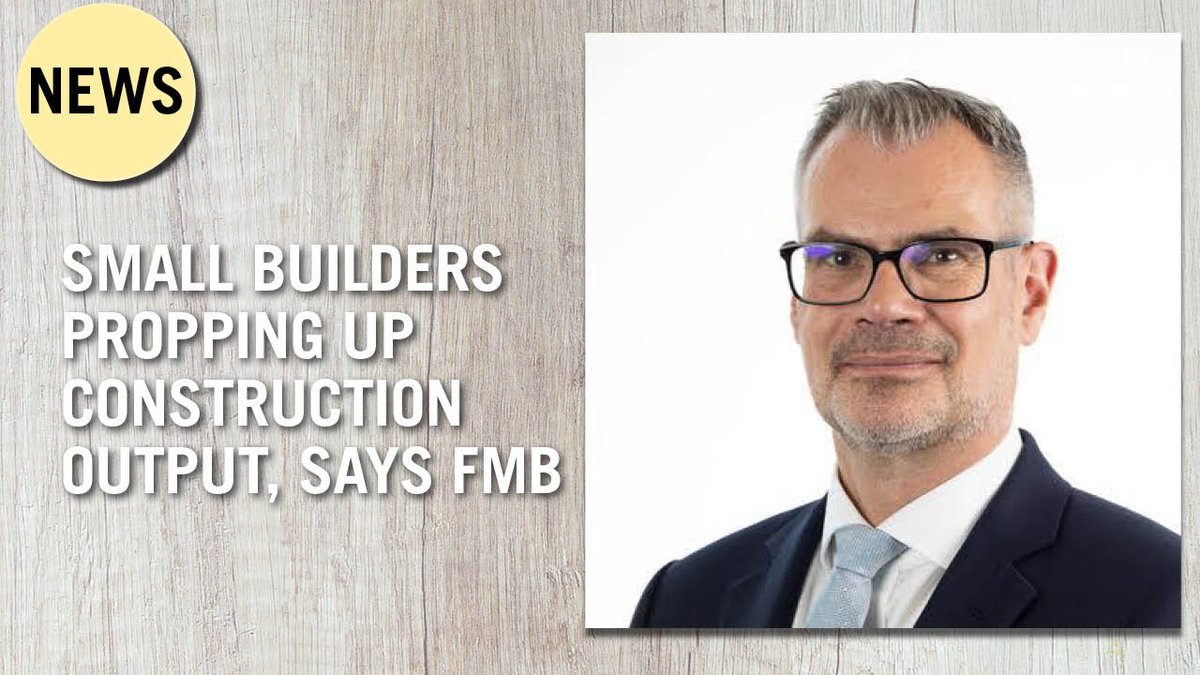 Housebuilderdev's tweet image. Small builders are the backbone of construction output, says @fmbuilders ! 🏗️ Discover how they contribute to the industry: hbdonline.co.uk/news/small-bui… #Construction #Builders #FMB