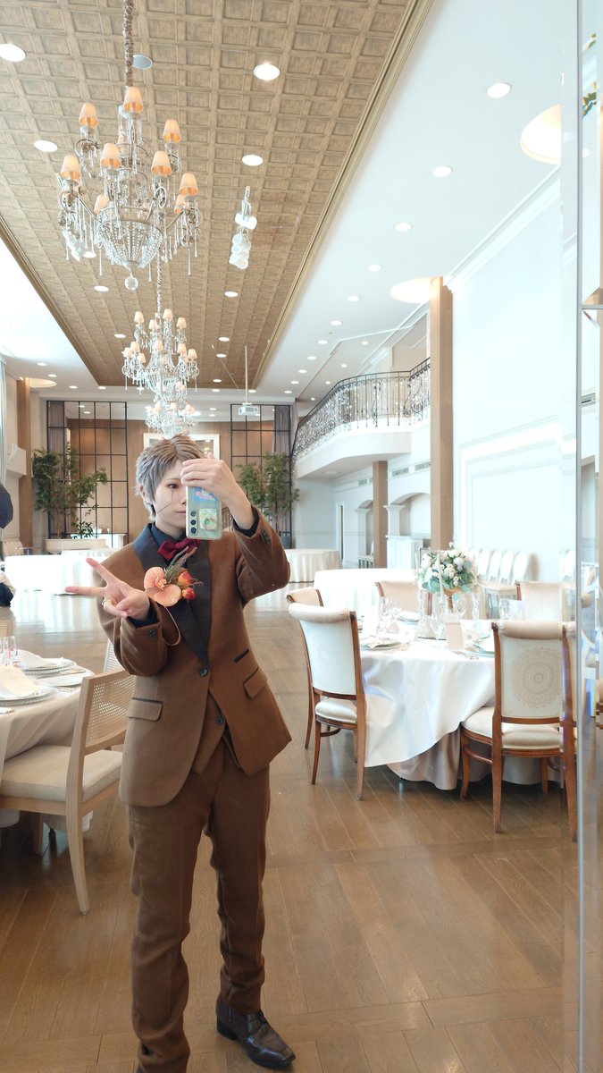 おそくほ！先輩！ブライダル！同室と一緒！
⚠️捏造衣装

#麗yers
#麗yersチャペル
.