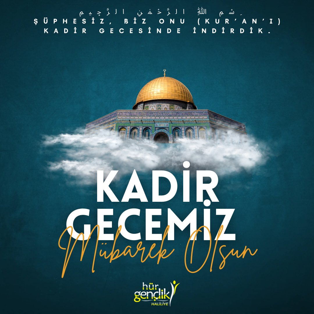 “Şüphesiz, biz onu (Kur’an’ı) Kadir gecesinde indirdik.”

Bu mübarek gecenin rahmete, mağfirete ve kurtuluşa vesile olmasını dileriz.

#KadirGecesi