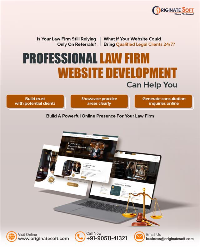 originatesoft_'s tweet photo. ⚖️Is Your Law Firm Still Relying Only on Referrals?
Turn your website into a 24/7 client generation tool with our Professional Law Firm Website Development services.

✔️ Build trust with potential clients
✔️ Showcase your practice areas clearly
✔️ Generate consultation inquiries. https://t.co/c4c7BkMjYR