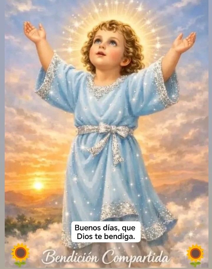 Buenos días.
Agradezco a Dios con todo mi corazón por regalarme un día más de Vida. Que hoy se haga su santa voluntad.
Esta semana recuerda: Tú pones la Fe y Dios pone el milagro.
Feliz y Bendecido lunes, Maravilloso inicio de semana.
Que nos vaya siempre bien a todos.
Amén.
🙏❤️