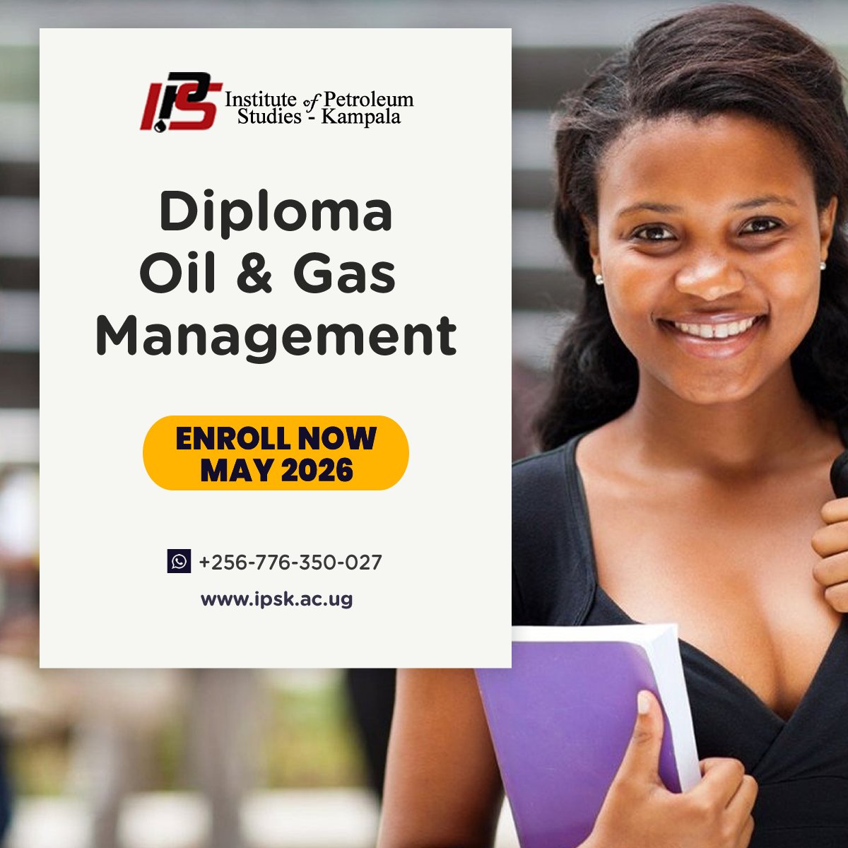 ipskug's tweet photo. UACE results are out. Congratulations to all S6 candidates!

Take the next step with an undergraduate program at the Institute of Petroleum Studies Kampala.

Applications for the May 2026 Intake are now open.

Apply today:
https://t.co/rf51m3qrAj
#UACEResults #IPSK https://t.co/eEH2jcieYa