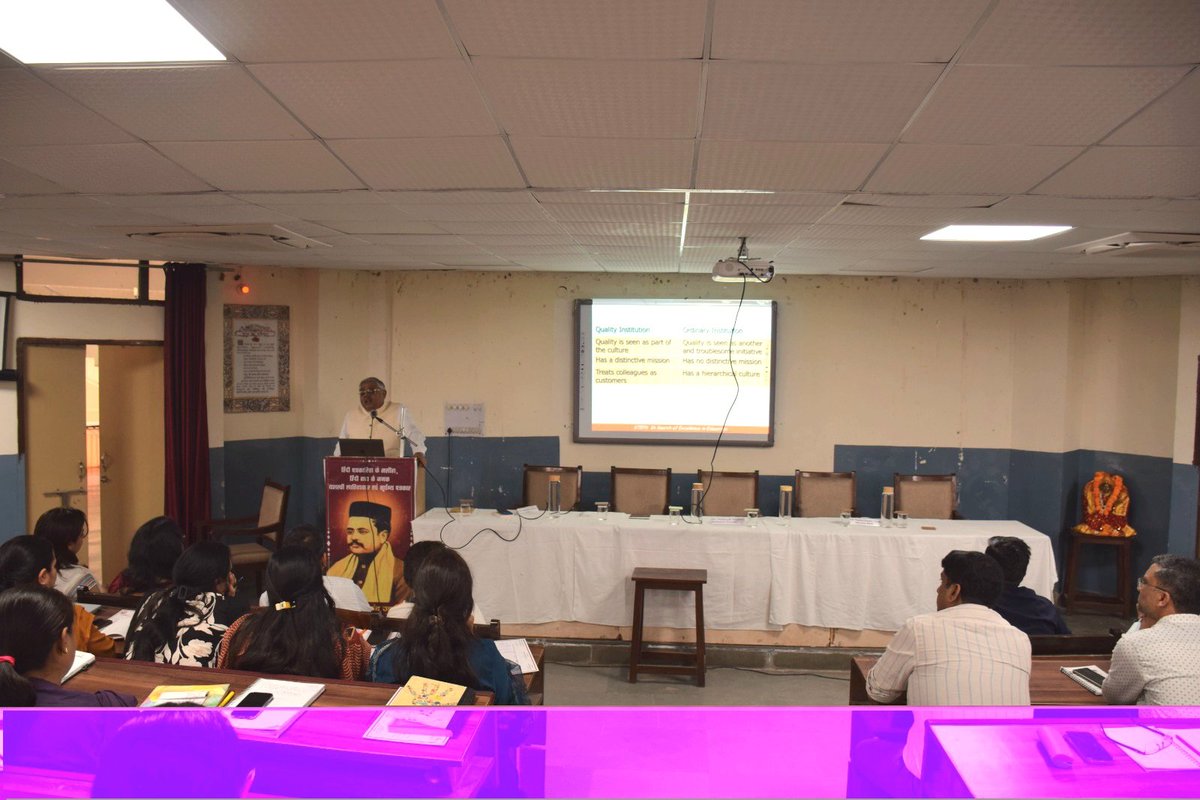 nmiglani's tweet image. Delighted to be Resource Person at the workshop on Quality Parameters of HEIs at Indira Gandhi University Meerpur. Spoke on quality in HE under #NEP2020 &amp;amp; integration of Indian Knowledge Systems #IKS. Grateful to VC Prof. Aseem Miglani and Prof. Vikas Batra, Director #IQAC.