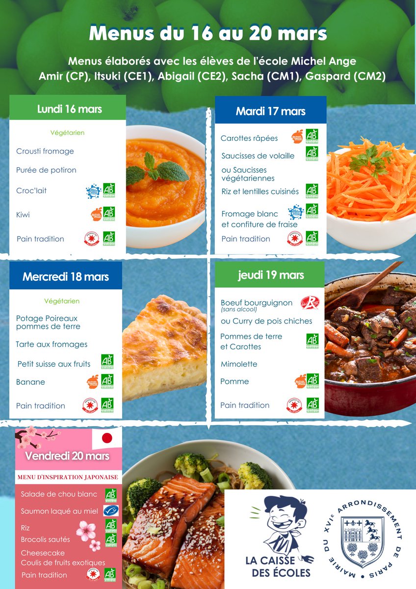 CAISSE DES ÉCOLES PARIS 16 tweet media