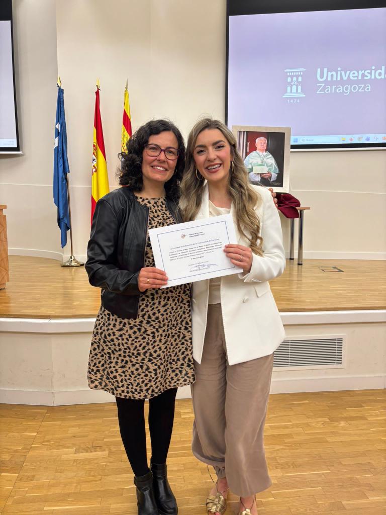 IntergediUZ's tweet photo. Huge congratulations to @AnsoMillan, who received the Award for Best Master’s Final Dissertation and the Extraordinary Master’s Award at the day of the Faculty of Education (@unizar) last Friday 🎉👏

And congrats to @pilarmurduenas for her fantastic guidance as her supervisor! https://t.co/IVIzeCdGkX