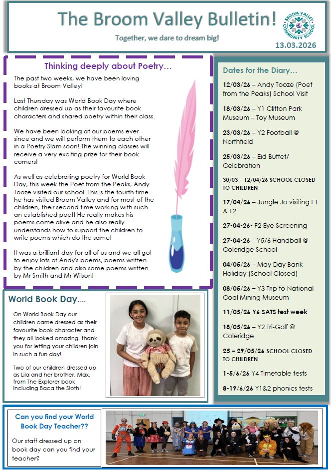 Broom Valley Community School tweet media