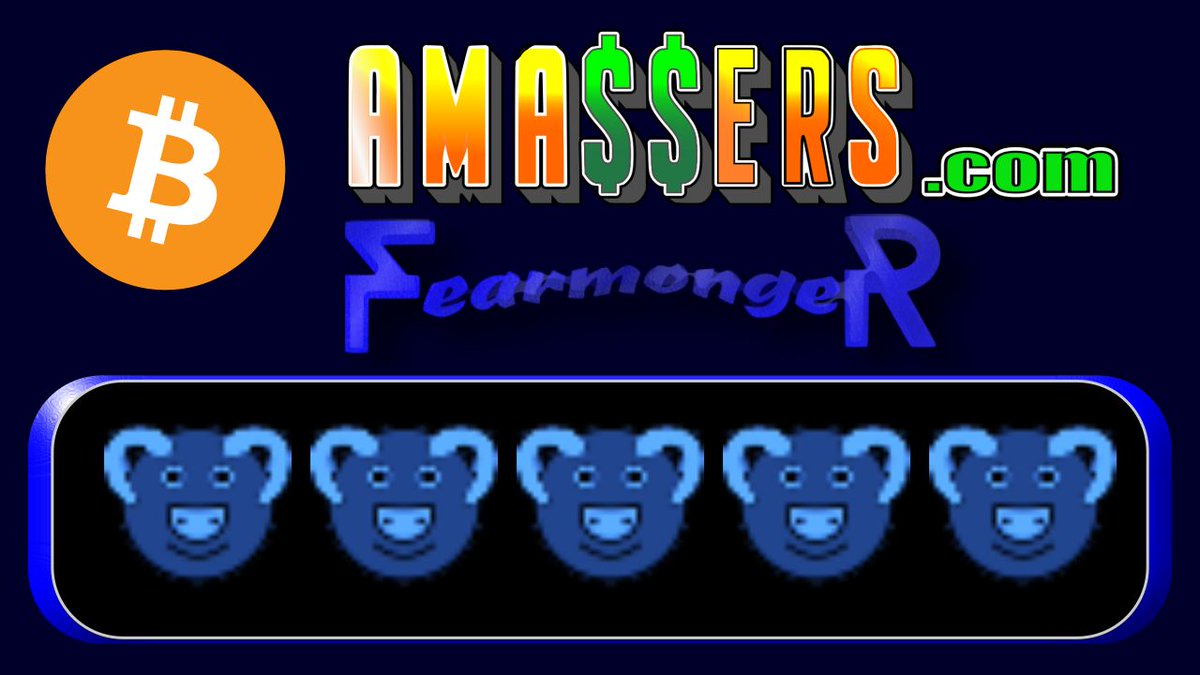 #Bitcoin #cryptocurrency #FearandGreed #Fearmonger Market sentiment indicator is 
5 of 5 BULLS Now. 
Find this free #trading and #investment tool and #cryptonews at amassers.com