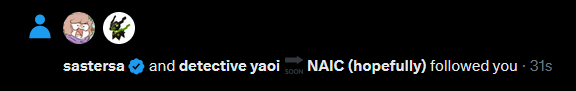 hi det!
AND I JUST FOLLOWED YOU HELLO?! HI I WASN'T EXPECTING THAT.