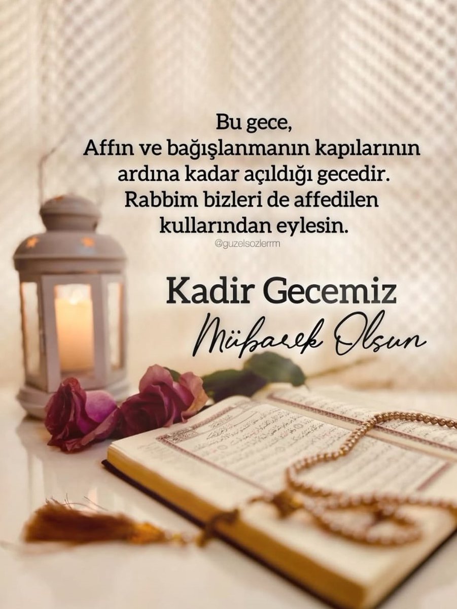 KADİR GECEMİZ MÜBAREK OLSUN...