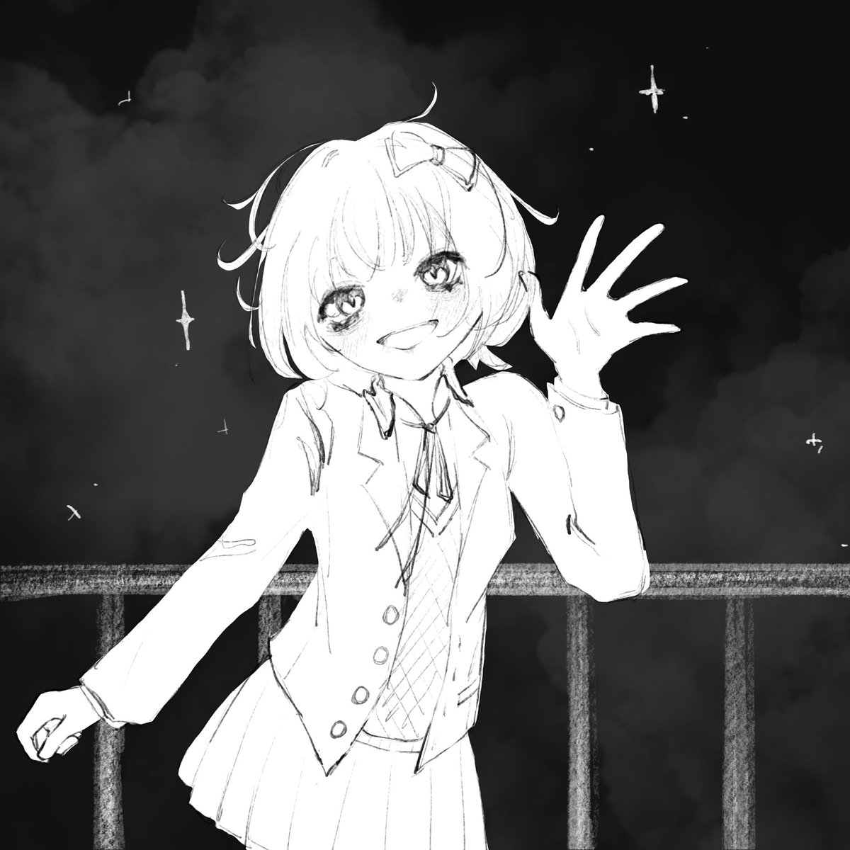 ahiruoyasumi's tweet photo. Quick Natsuki doodle from Dokidoki Literature Club 

I miss https://t.co/29T8mZzoQP