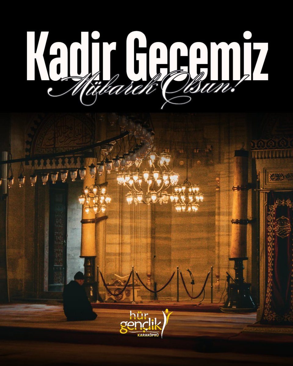 Kadir Gecesi'nin rahmet ve bereketinin; zulmün son bulmasına, adaletin tesis edilmesine ve mazlumların özgürlüğüne vesile olmasını temenni ediyoruz.

Dualarımız Gazze ile...

#gazze #iran #israel
