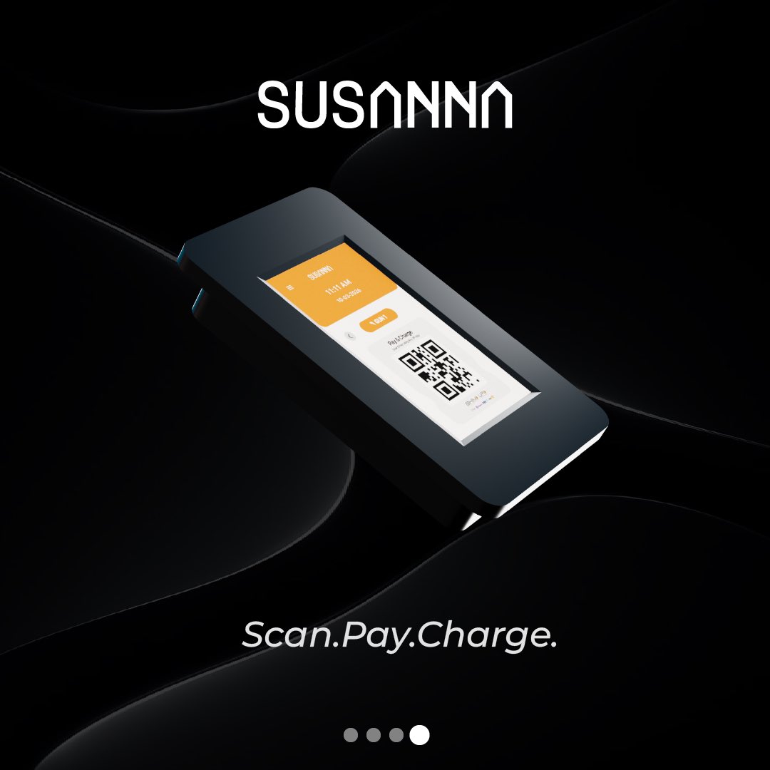 chargeMOD_IN's tweet photo. Meet SUSANNA ⚡
UPI enabled EV charging.
Real-time updates.
Seamless experience.
Scan. Pay. Charge. https://t.co/c3tt4ms0fY