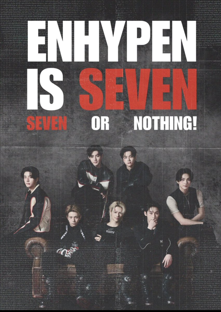 uncannyjib's tweet photo. @xaiueoax @BELIFTLAB HEESEUNG IS NOT OPTIONAL. Erasing him undermines ENHYPEN's identity. Creative freedom must never cost the whole team. Fans demand seven members remain intact. ENHYPEN IS SEVEN.
DO NOT REWRITE THE FATE OF ENHYPEN
#BEACCOUNTABLE_BELIFT
#ENHYPEN_IS_7
#HEESEUNG_STAYS https://t.co/GtdEkjEwpJ