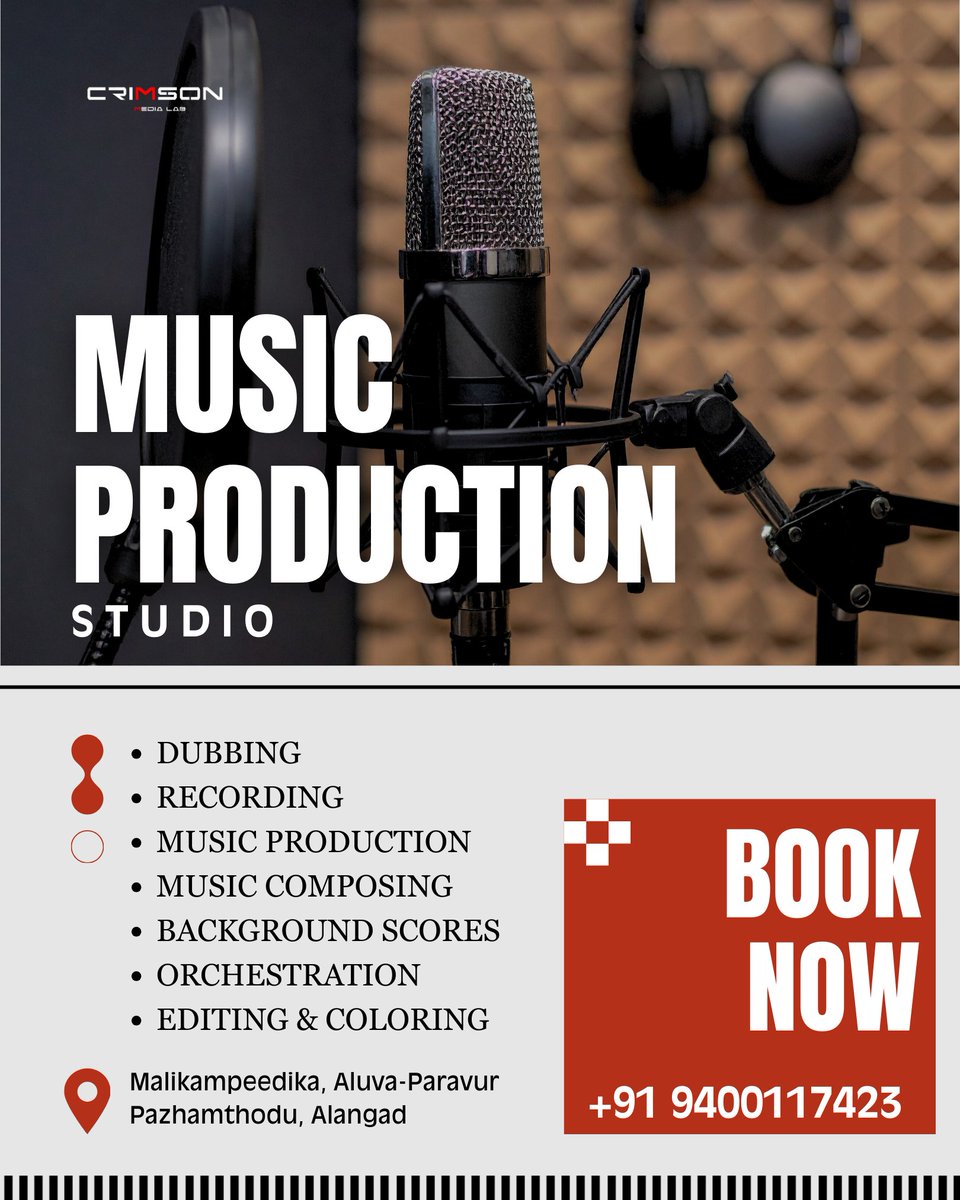 CrimsonMediaLab's tweet photo. DM for more details: +91 9400117423 https://t.co/XlNDC9EHAF