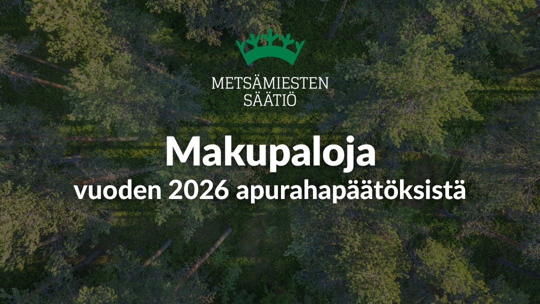 Metsämiesten Säätiö tweet media