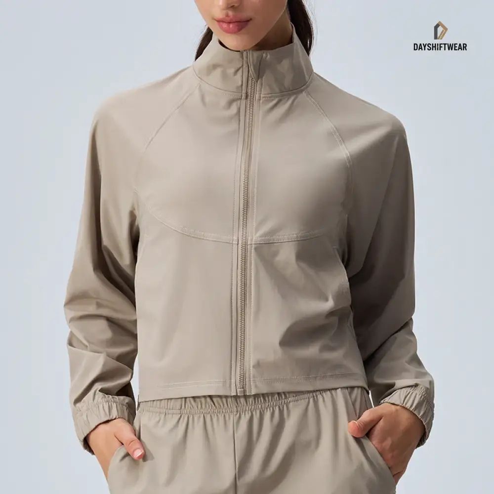 dayshiftwear's tweet photo. Stay cool. Stay protected. ☀️
Our lightweight cropped zip jacket with UPF 50+ protection keeps you safe from the sun while the quick-dry, breathable fabric keeps you comfortable during any workout or outdoor adventure.

Move freely, train confidently.
Shop now | daushiftwear 🖤 https://t.co/PEr3jsm59G