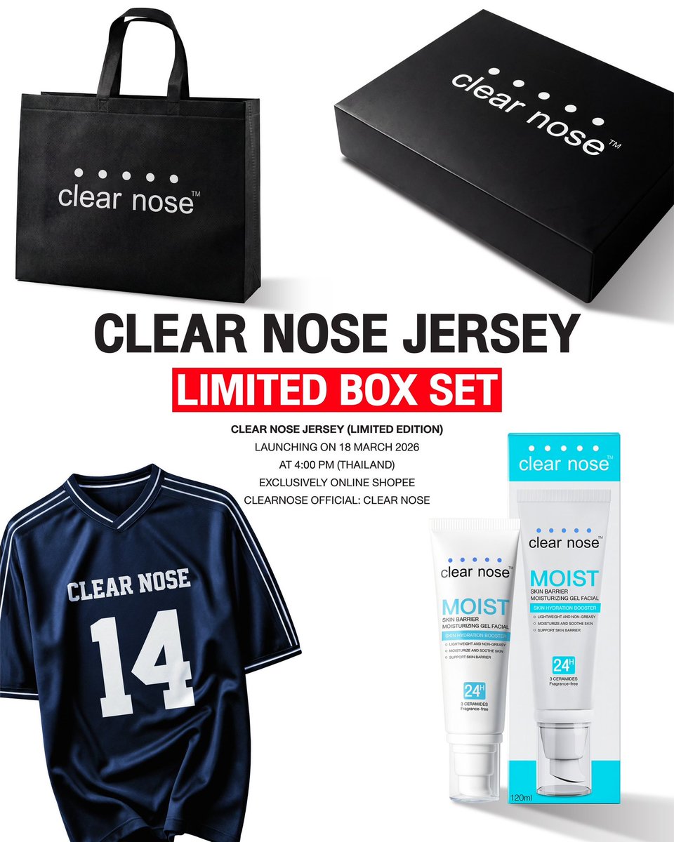 CLEAR NOSE tweet media