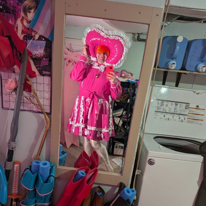 GracideaClub, PvcVee - 1 pic. Dressed up in my cozy PVC sissy bonnet outfit and working through packing some Pokemon bulk for sale tonight. It's not deep lore, but I used to play lots of card games, so here are a few favorites~ https://t.co/9vD41V3tkJ