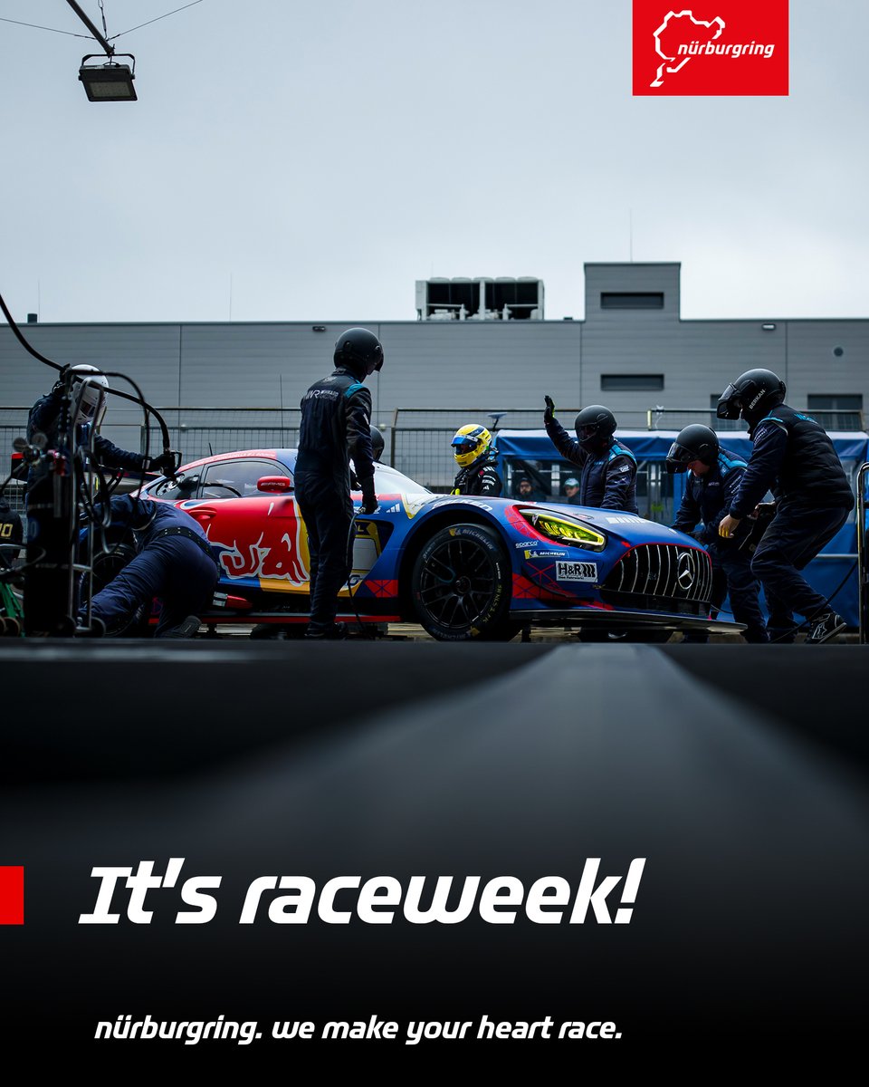 And again: It’s raceweek! 🏁💚

The weather is looking much more promising for NLS2, so we’re hoping for a great race weekend and plenty of action on track! 🌤️🌲

The entry list drops on Wednesday, who’s excited? 👀

#HeartRace #NLS2