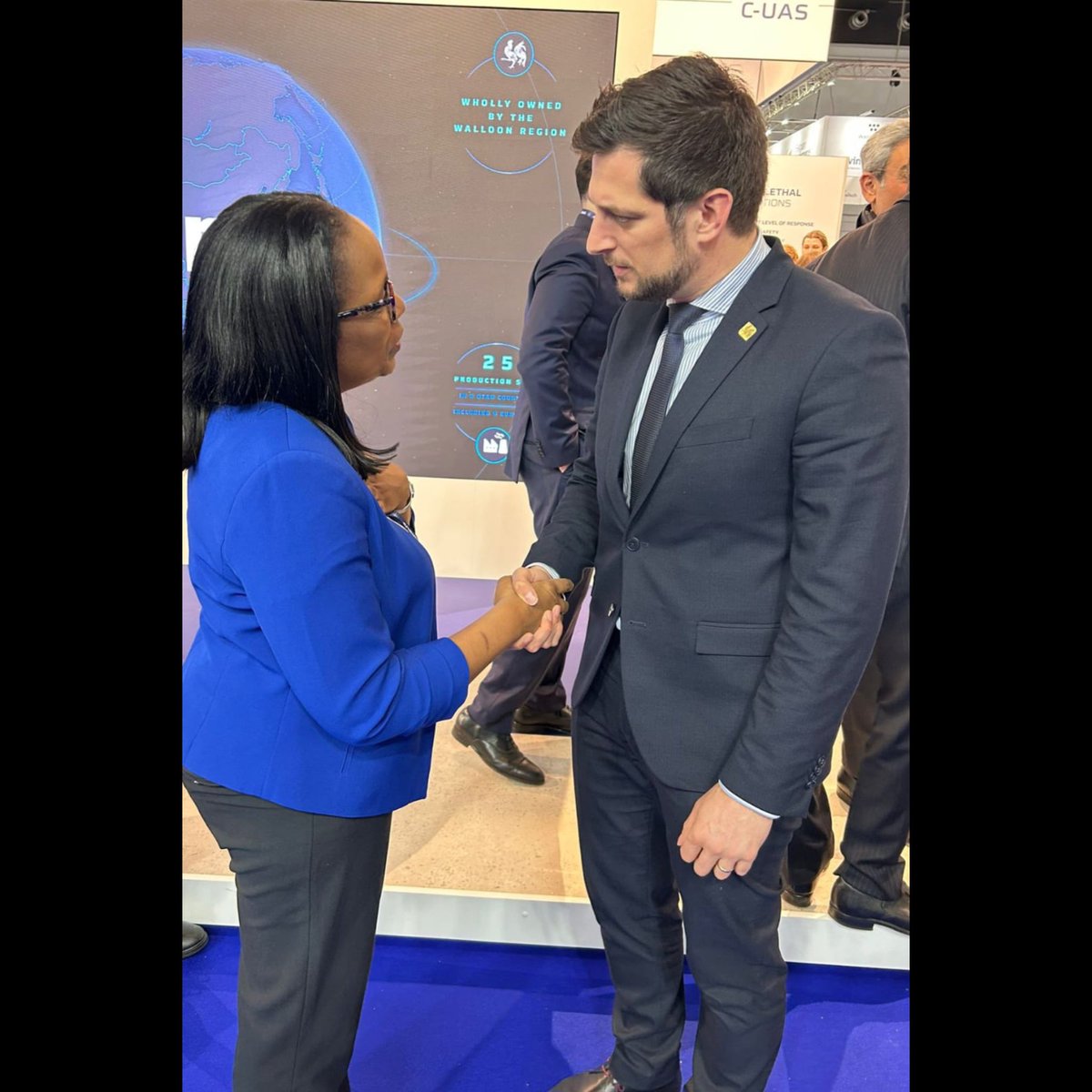 JaEmbBelgium's tweet photo. #BilateralHighlight 🇯🇲🇧🇪 On Friday, 13th March 2026, Ambassador Mills attended the inaugural Brussels European Defence Exhibition and Conference - a key platform to present Europe's latest developments in defence innovation and expertise. https://t.co/FVorQpHqEb