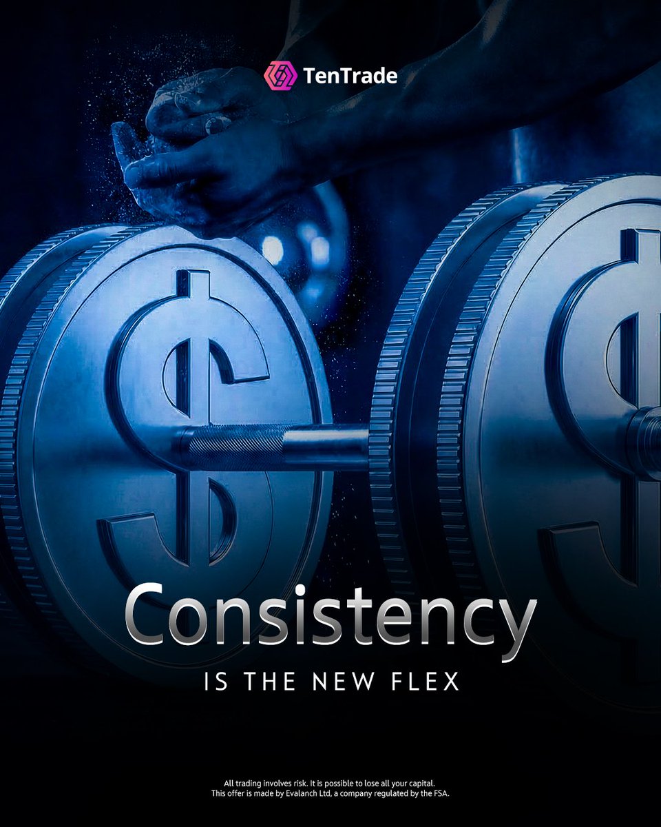 Tentradeafrica's tweet photo. New Week, Same Goal: Consistency Wins. 

Every week is a chance to level up. Stay consistent, stay disciplined, and watch your results grow.

Start with consistency.💪

#TenTrade #consistencyintrading #tradermindset #tradingdiscipline #winningmindset https://t.co/X6BVN2nwut
