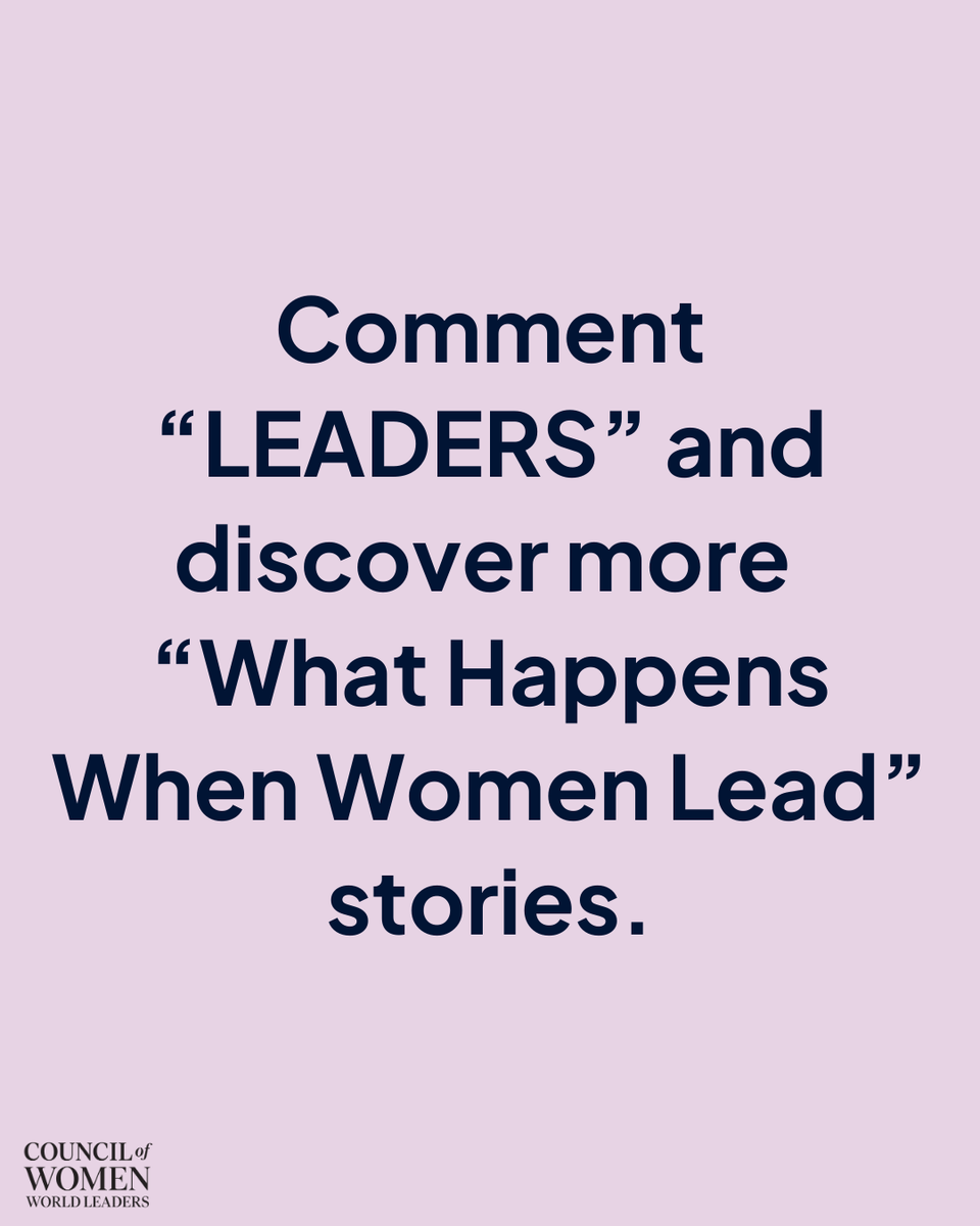 Council of Women World Leaders tweet media