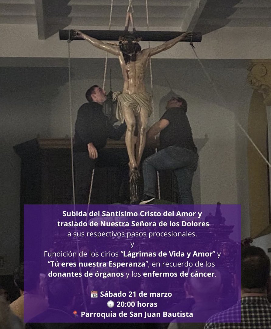 Hermandad Sacramental de San Juan Bautista tweet media