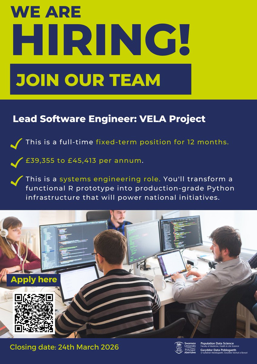 Population Data Science at Swansea University tweet media