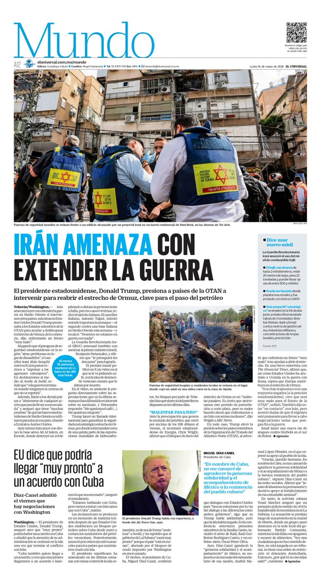 El Universal tweet media