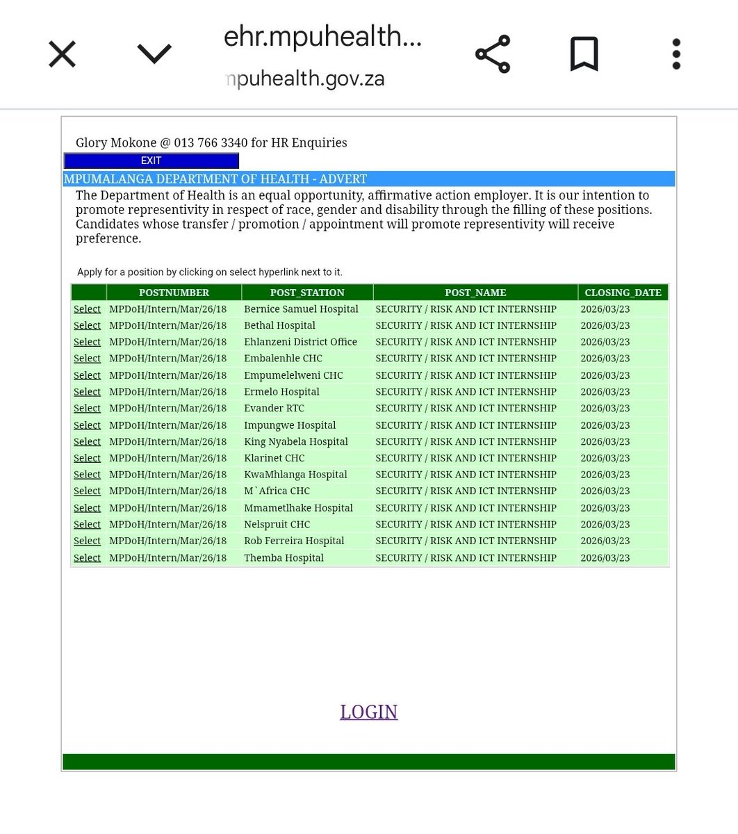 Mpumalanga Health tweet media