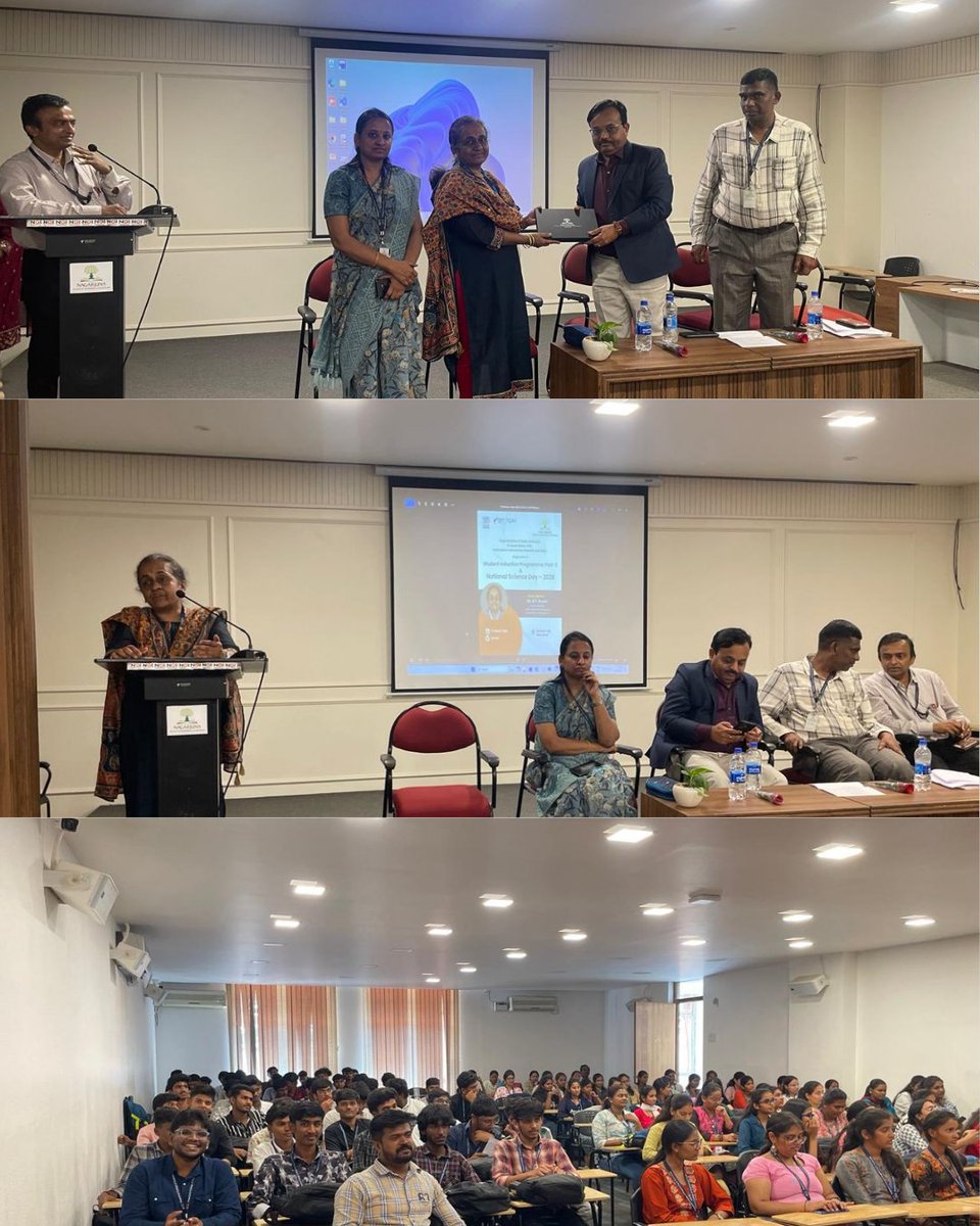 National Science Day 2026 was celebrated at NCET with an inspiring talk by Dr. S.T. Aruna (CSIR–NAL) on the role of AI, ML, and Data Science in advancing scientific research and technology.

#NationalScienceDay #NCET #NGI #Innovation