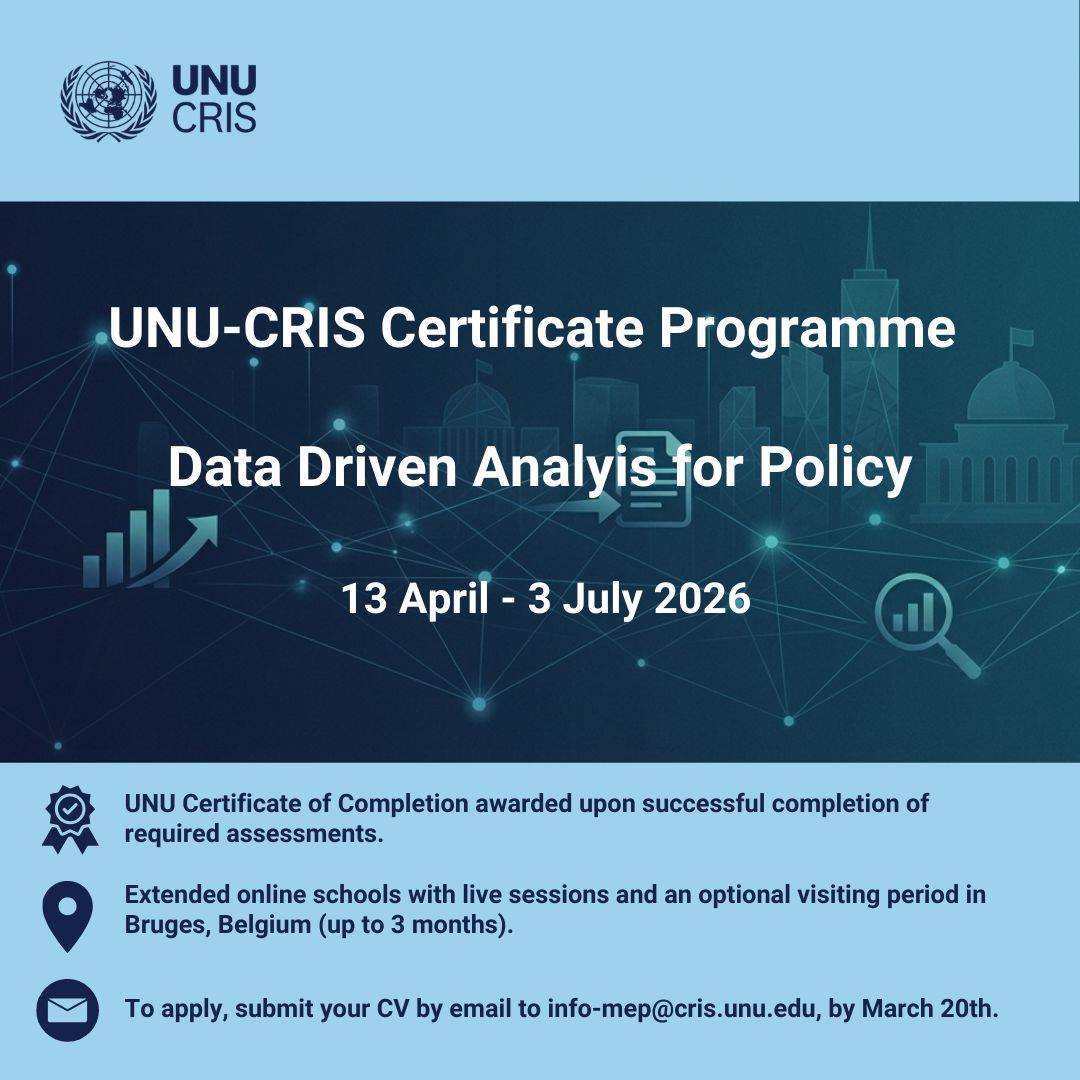 UN University - CRIS tweet media